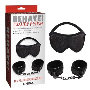 Chisa Temptation Bondage Kit - Black