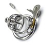 FAAK Chastity Cage 01 w Catheter 45mm - Silver