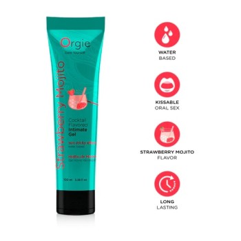 Orgie Strawberry Mojito Lube Tube - 100ml