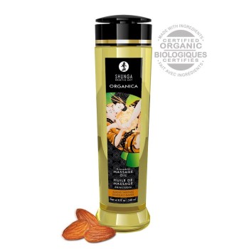 Shunga Organica Kissable Massage Oil Almond Sweetness - 240ml