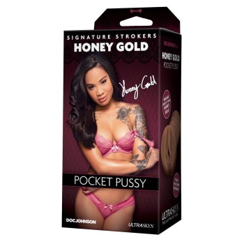 Doc Johnson Honey Gold Pocket Pussy - Caramel