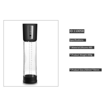 Canwin Penis Pump 300x70mm Rechargeable