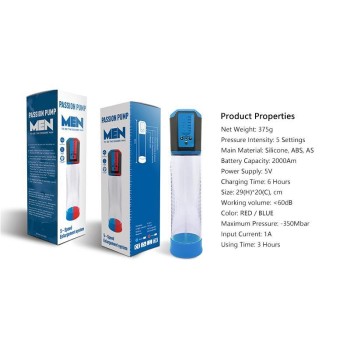 Canwin Penis Auto Pump - Blue