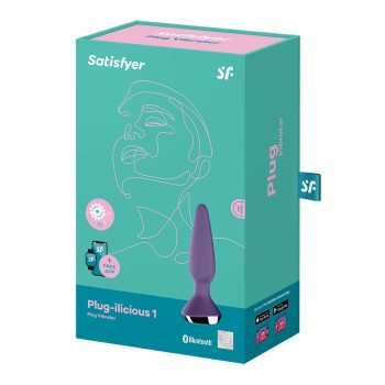 Satisfyer Plug-ilicious 1 Vibrator - Purple