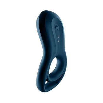 Satisfyer Epic Duo Ring Vibrator - Navy Blue