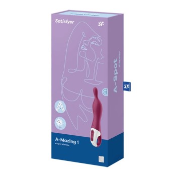 Satisfyer A-Mazing 1 A-Spot Vibrator - Berry