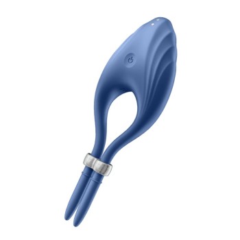 Satisfyer Duelist Vibro Ring - Dark Blue