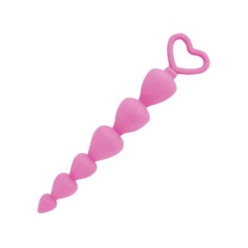ToysHeart Anadi Anal Beaded Plug 17.5x2.3cm - Pink