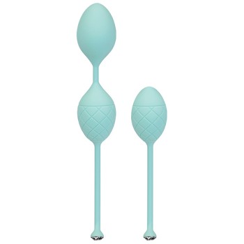 Pillow Talk Frisky Kegel Balls - Teal