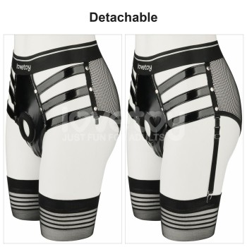 Lovetoy Rebellion Reign Harness Strap-On Set L/XL - Black