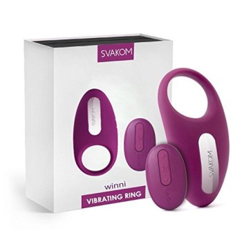 SVAKOM Winni Remote Control Vibro Ring - Violet