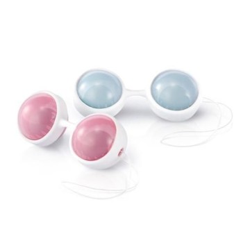 Lelo Luna Mini Kegel Balls - Petal Pink/Powder Blue