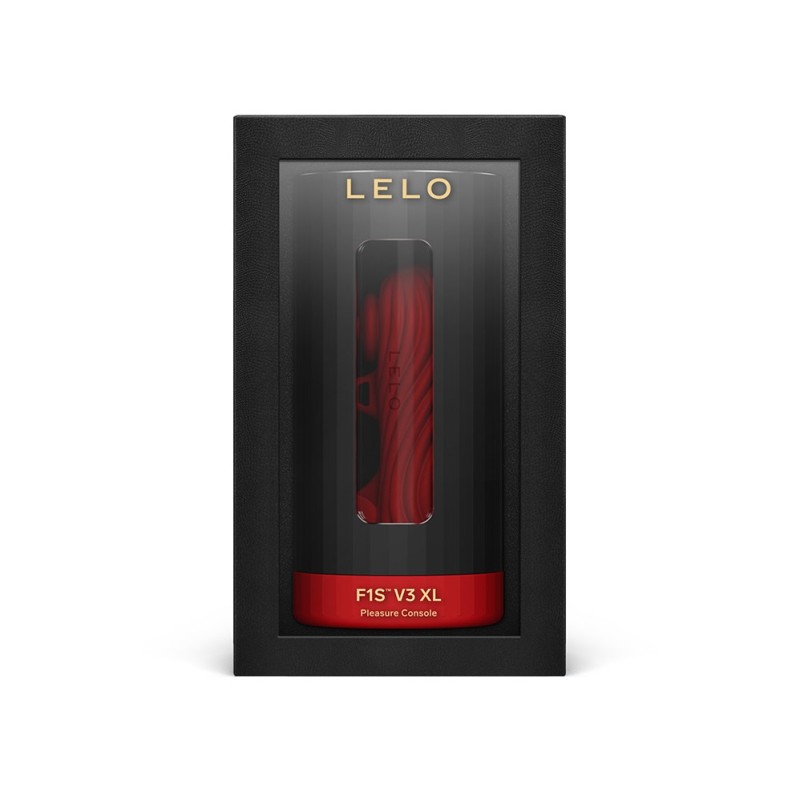 Lelo F1S V3 XL APP Sonic Pulse Masturbator - Red Lelo F1S V3 XL APP Sonic Pulse Masturbator - Red