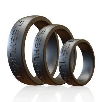 Fleshlight FleshBands Rings 3 pcs - Black