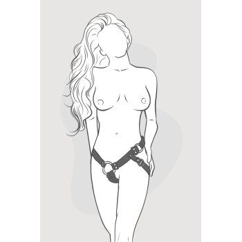 Adrien Lastic Strap-On Harness - Black