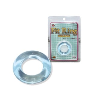 Mode Design Fit Cock Ring - Clear Blue