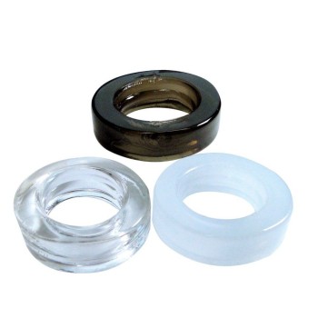 Mode Design Fit Ring - Square - Milky White