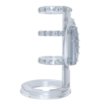 Chisa Vibrating Cock Cage - Clear