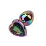 Chisa Heart Butt Plug - Rainbow