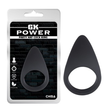 Chisa Party Hat Cock Ring - Black