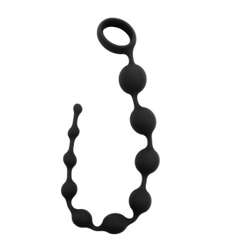 Chisa Playful Anal Beads - Black
