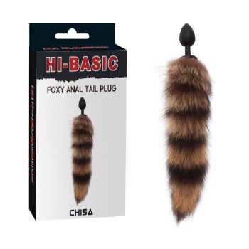 Chisa Foxy Anal Tail Plug - Brown