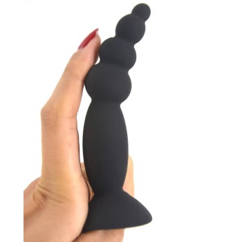 FAAK Silicone Mini Anal Beads - Black