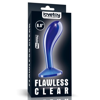 Lovetoy Flawless Prostate Plug 6'' - Blue