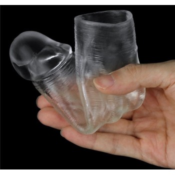 Lovetoy Flawless Penis Sleeve Add 1'' - Clear