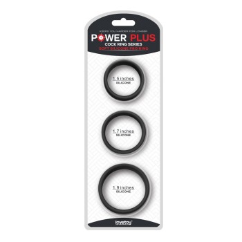 Lovetoy Power Plus Pro Rings - Black
