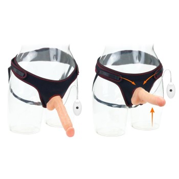 Lovetoy 7.5" Vibro Easy Strapon Set w Balls