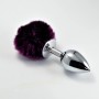 Lovetoy Pompon Metal Plug S - Purple