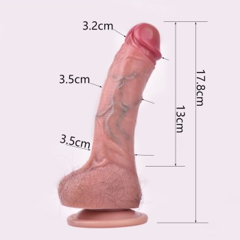 FAAK Phocas Dildo w Hairy Balls