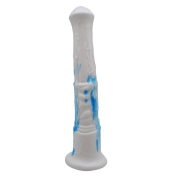 FAAK Horse Long Dildo - White/Blue