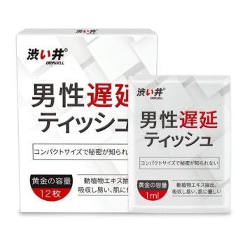 Drywell Portable Delay Wipes 12's Pack