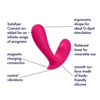 Satisfyer Top Secret Panty Vibe - Pink