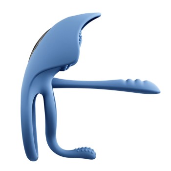 SVAKOM Barzillai APP Cockring & Couple Vibrator - Blue