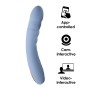 SVAKOM Ava Neo Interactive Thrusting Vibrator - Cornflower Blue