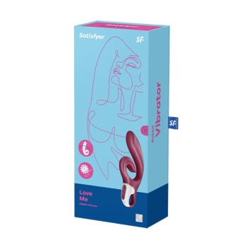 Satisfyer Love Me Rabbit Vibrator - Red
