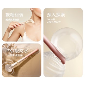 Zalo Calla Dual Head Vibrator - Ivory White