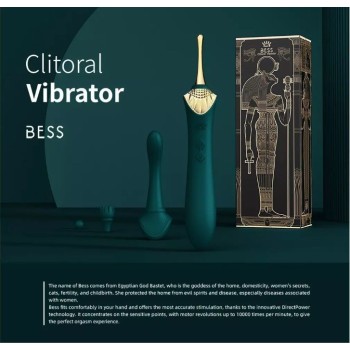 Zalo Bess APP Dual Vibrator - Turquoise Green