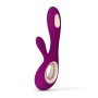 Lelo Soraya Wave Rabbit Vibrator - Deep Rose