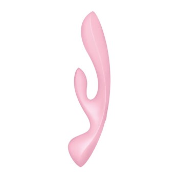 Satisfyer Triple Oh Rabbit Vibrator - Pink