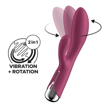 Satisfyer Spinning Rabbit 1 Vibrator - Red