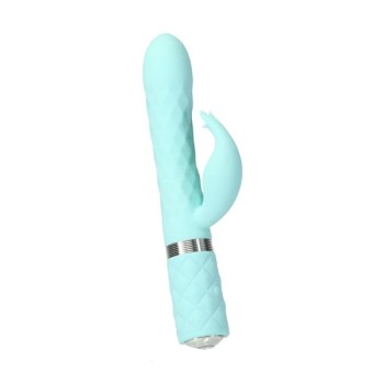 Pillow Talk Lively Rabbit Vibrator - Teal