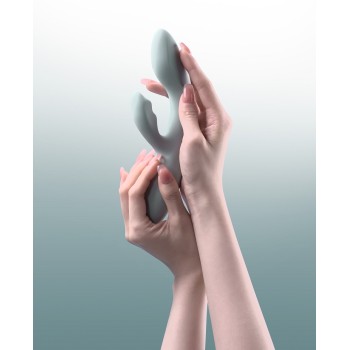 SVAKOM Chika APP Rabbit Vibrator - Turquoise Grey