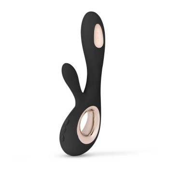 Lelo Soraya Wave Rabbit Vibrator - Black