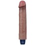 Lovetoy 9" Real Softee Vibro Dildo - Brown