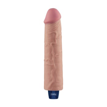 Lovetoy 9.5" Real Softee Vibro Dildo - Flesh