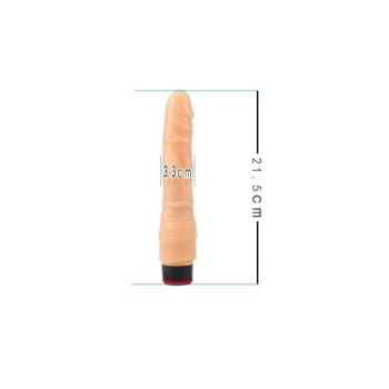 Chisa 8.8″ Vibe Cock - Flesh
